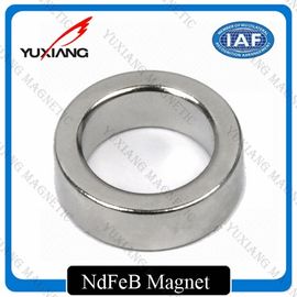 Spindel-Bewegungsneodym-Ring-Magneten, starkes Neodym-Magnet-strahlendes Silber
